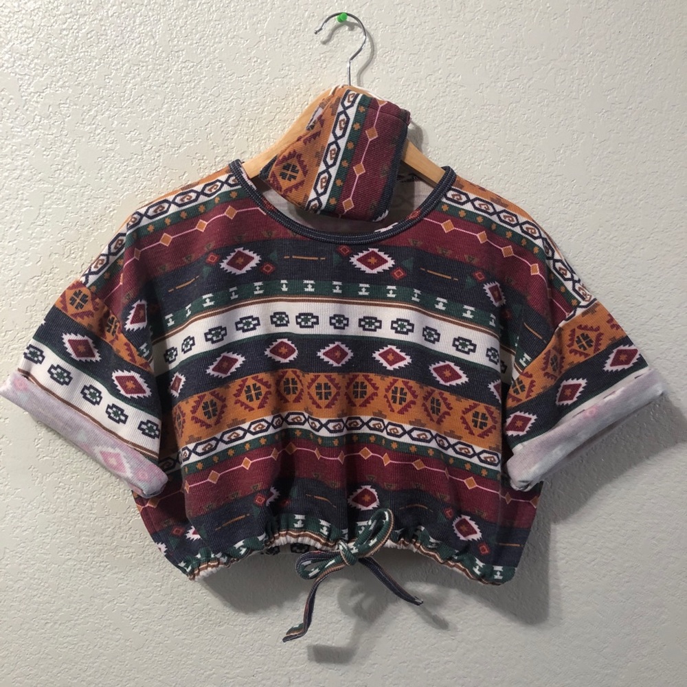 Tribal Design Scrunchie Top